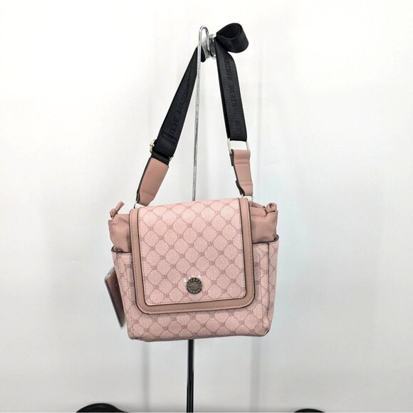 Steve Madden Monogram Logo Crossbody 2 in 1 Bag BFERN Card Case Holder Essential - Picture 1 of 9